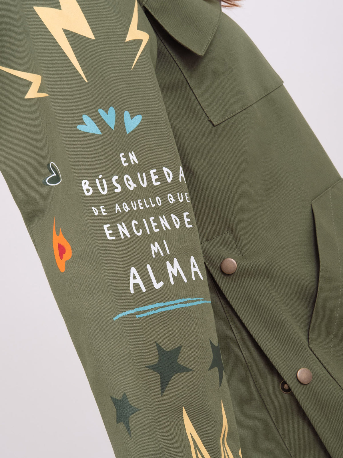 Chaqueta Fuego - Verde militar