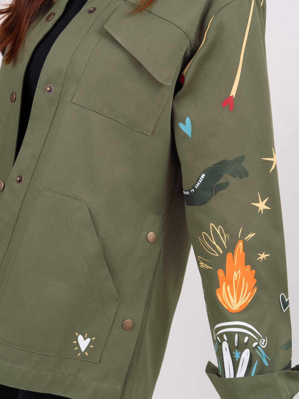 Chaqueta Fuego - Verde militar