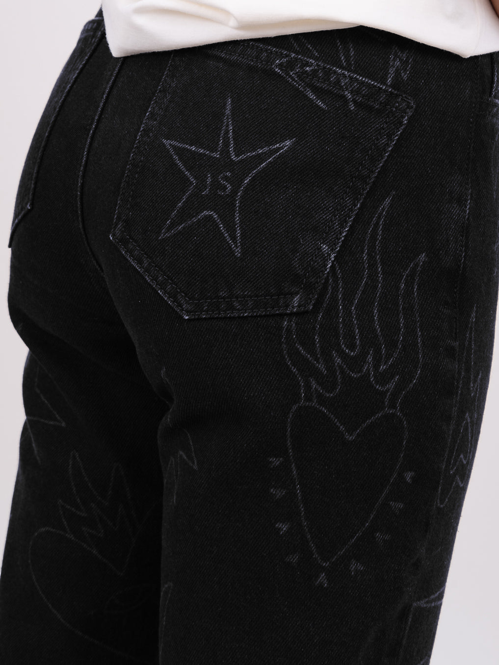 Jean On fire - Negro