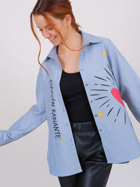 Camisa Radiante - Azul