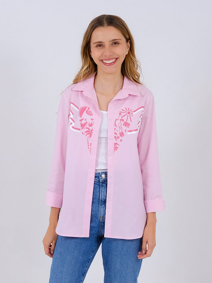 Camisa En mi corazón - Rosada