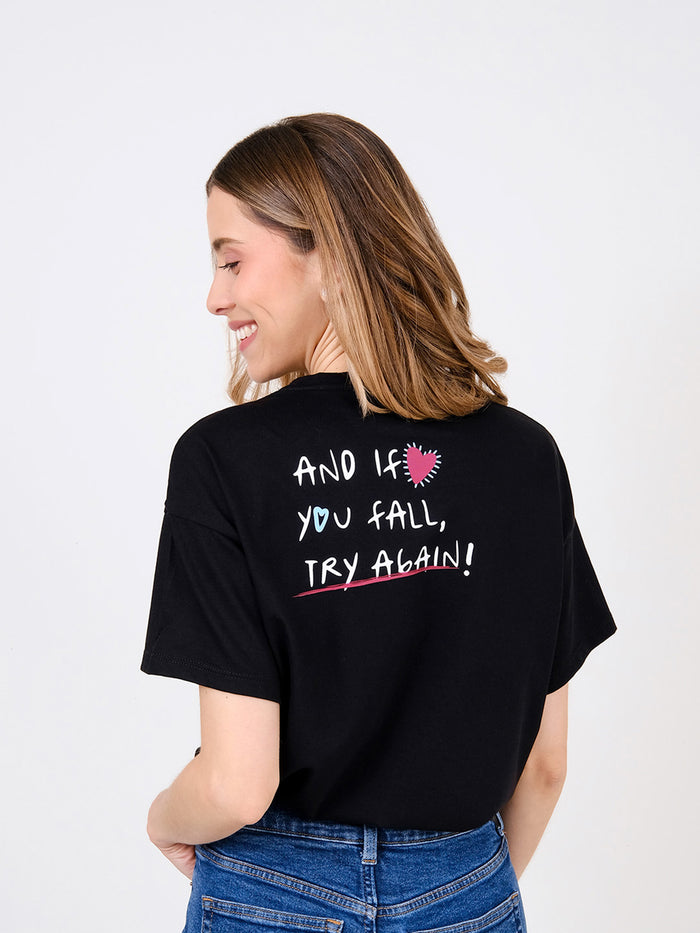 Camiseta It´s ok - Negro