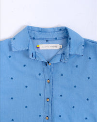 Camisa Mini corazones - Jean [Venta de Garaje]