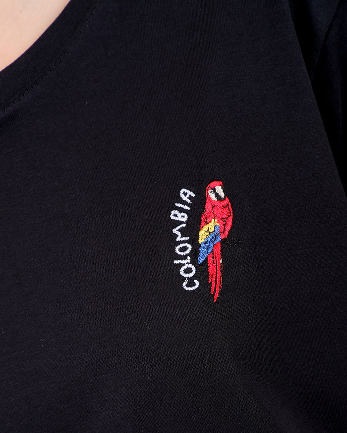 Camiseta Guacamaya - Negro