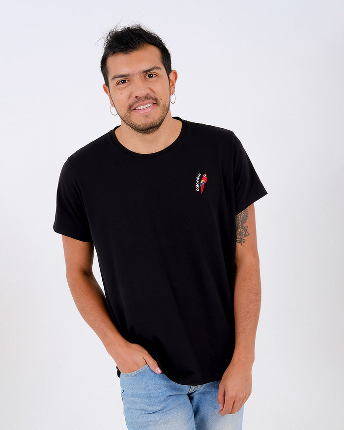 Camiseta Guacamaya - Negro