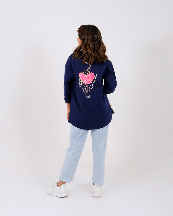 Chaqueta Paraíso Mágico - Azul
