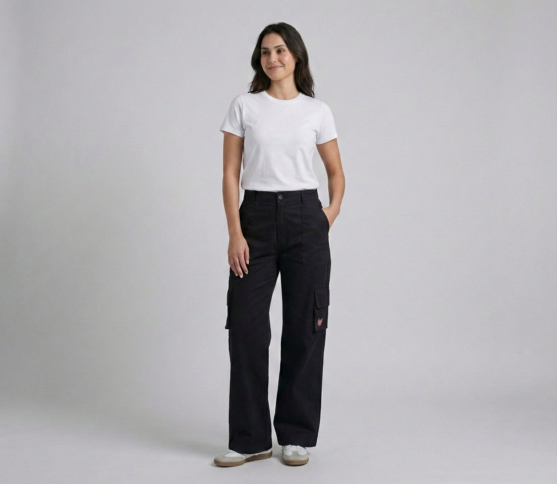 Pantalón Cargo - Negro