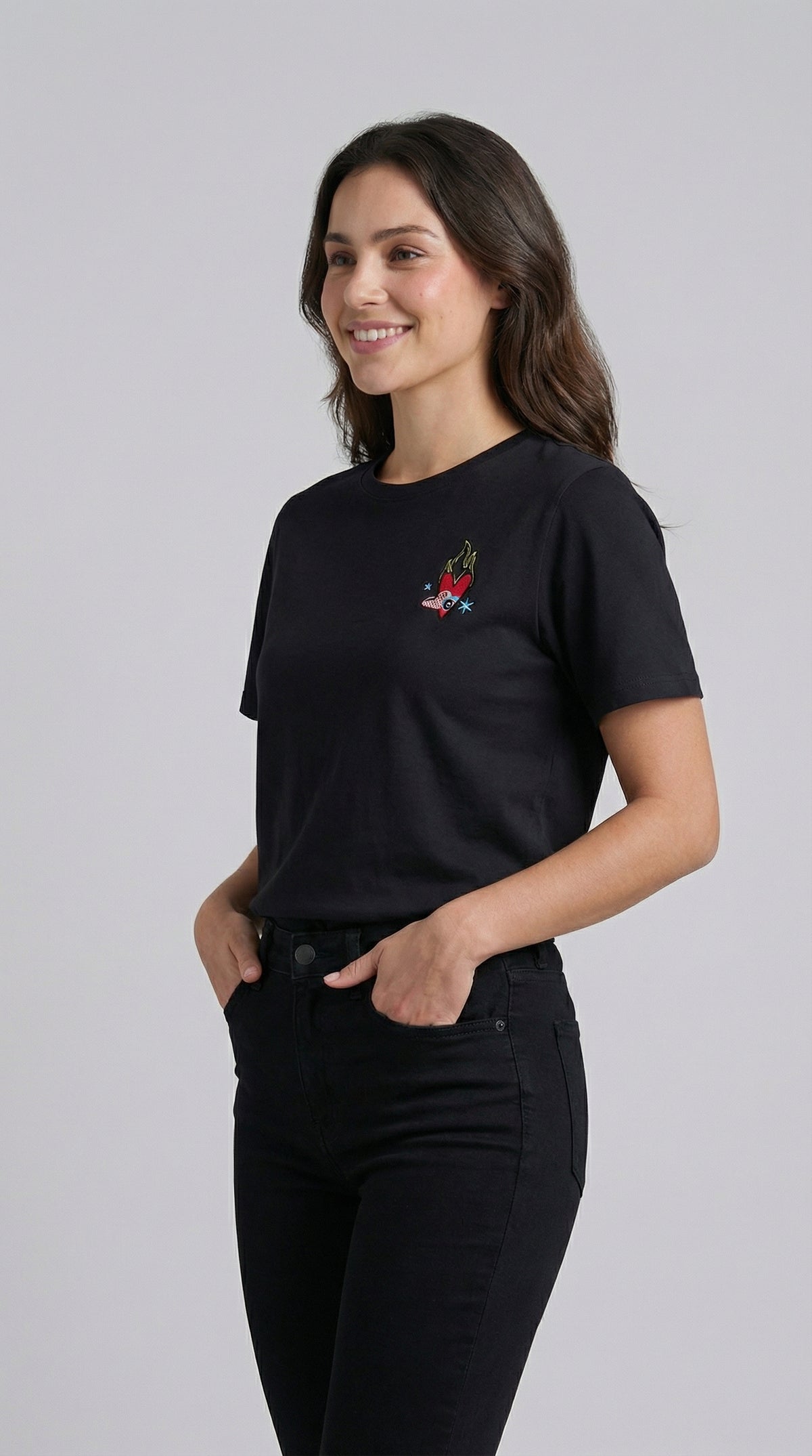 Camiseta Vive tu sueño - Negro