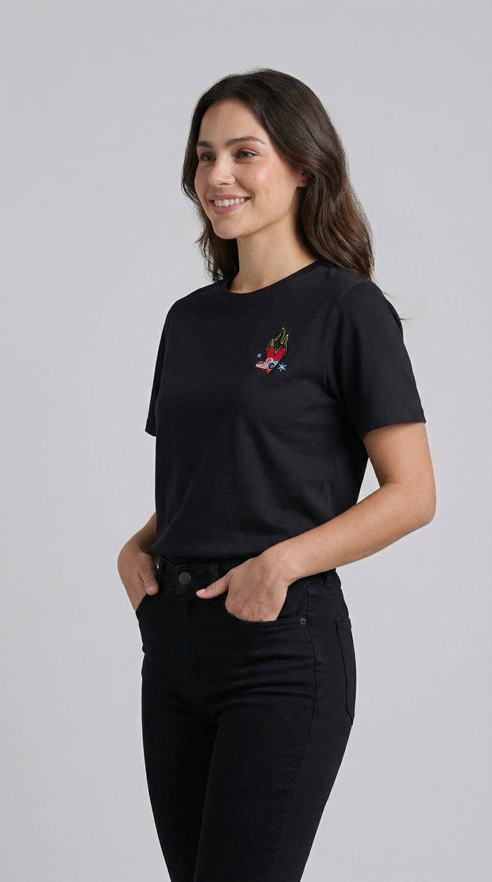 Camiseta Vive tu sueño - Negro