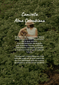 Camiseta Alma Colombiana - Marfil