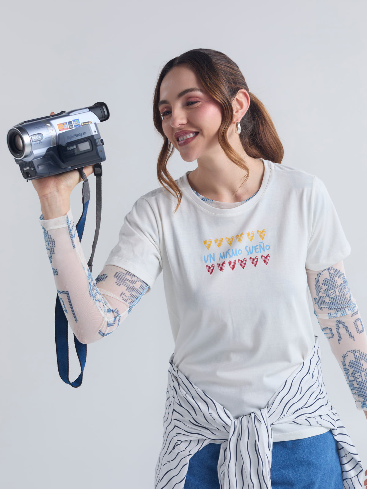 Camiseta Un mismo sueño - Marfil