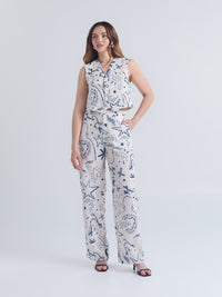 Set Lazos - Marfil Chaleco & Pantalón