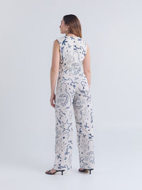 Set Lazos - Marfil Chaleco & Pantalón