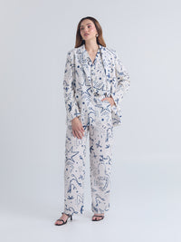 Set Lazos - Marfil Blazer, Chaleco & Pantalón