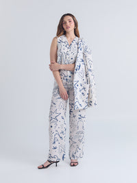 Set Lazos - Marfil Blazer, Chaleco & Pantalón