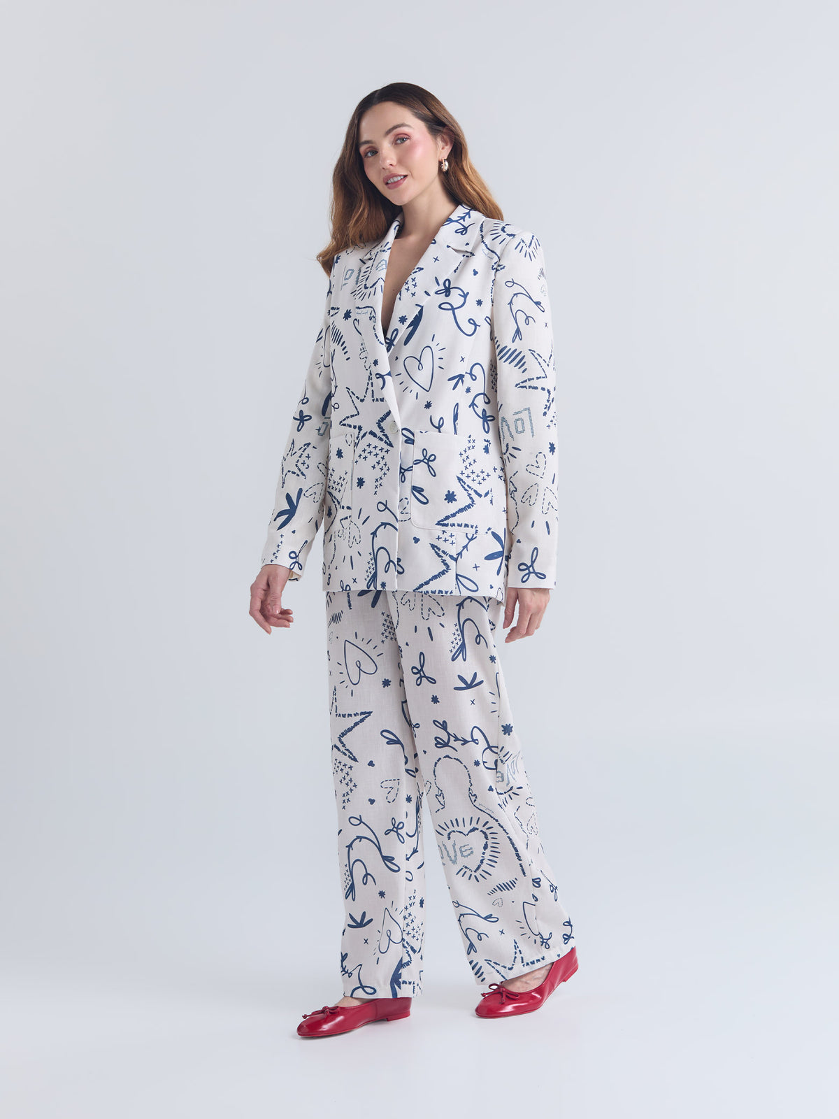 Set Lazos - Marfil Blazer & Pantalón