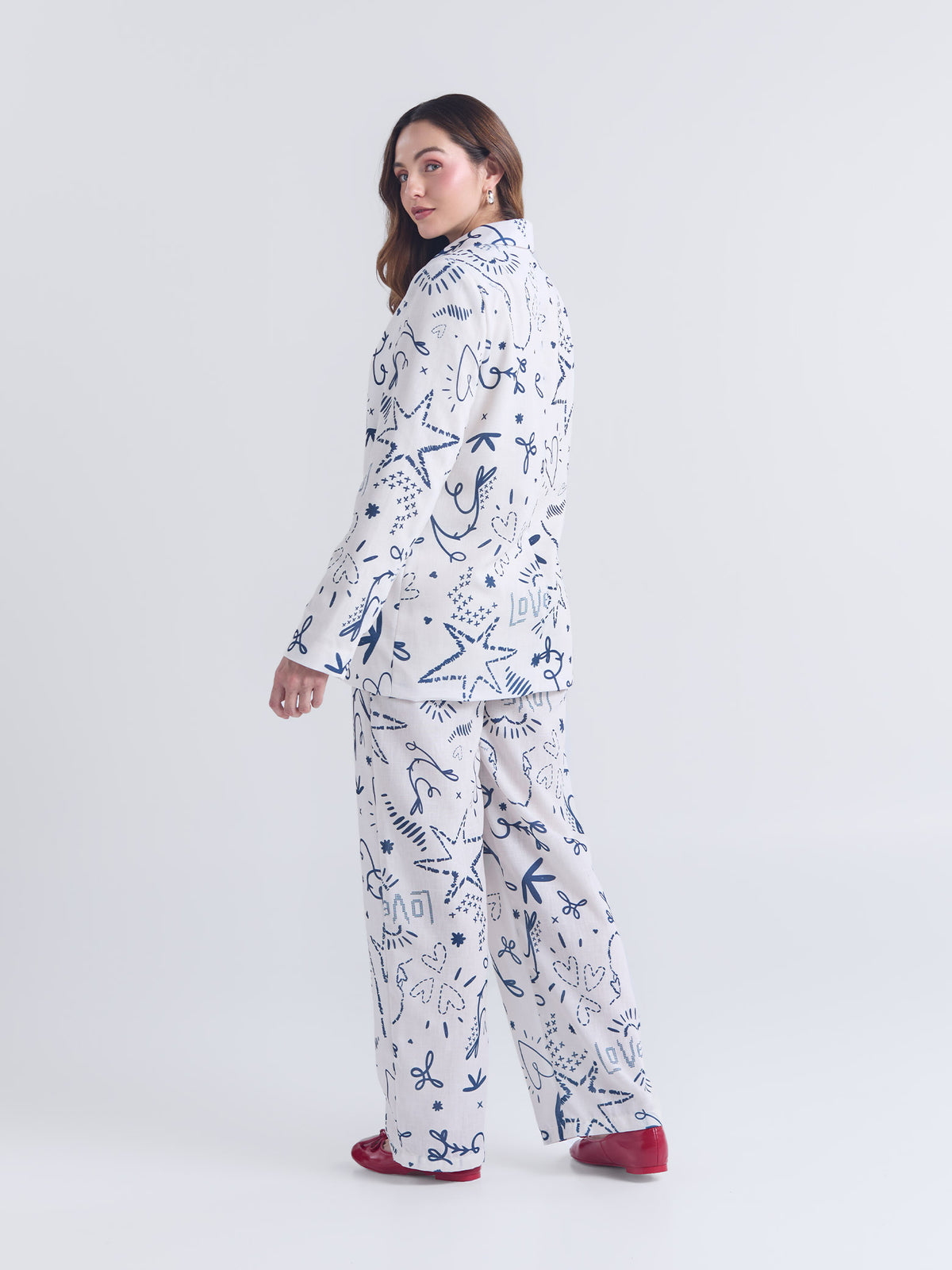 Set Lazos - Marfil Blazer & Pantalón