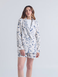 Set Lazos - Marfil Blazer & Short