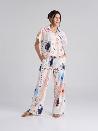 Camisa Happy life - Marfil