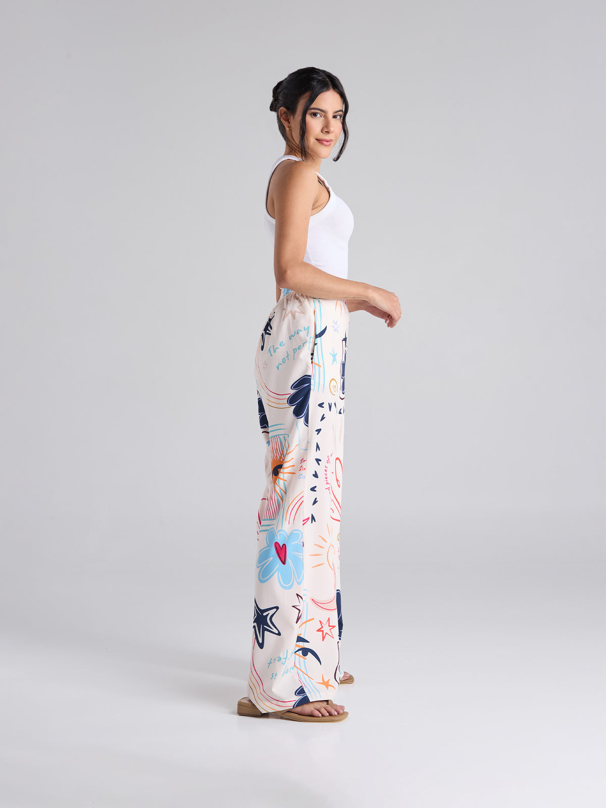 Pantalón Happy life - Marfil