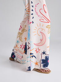 Pantalón Happy life - Marfil