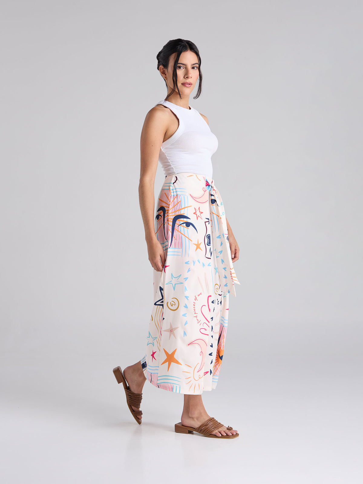 Falda Happy life - Marfil