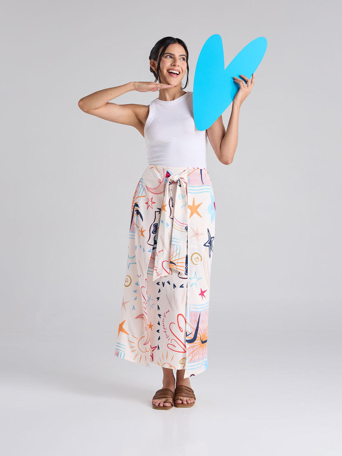 Falda Happy life - Marfil