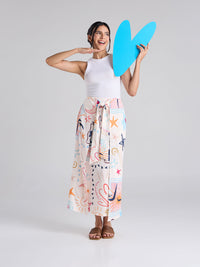 Falda Happy life - Marfil