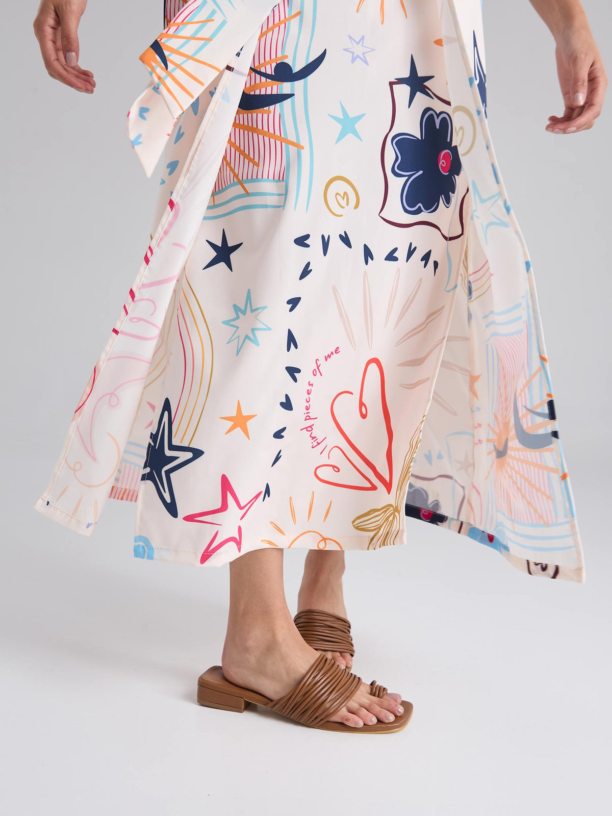 Falda Happy life - Marfil