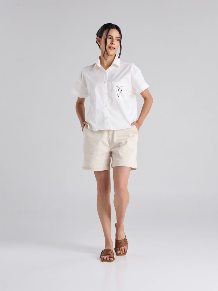 Camisa Intentarlo - Marfil