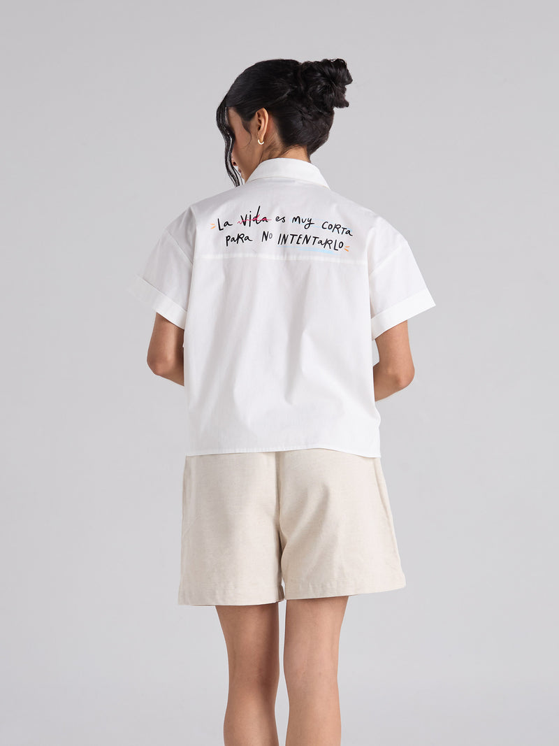 Camisa Intentarlo - Marfil