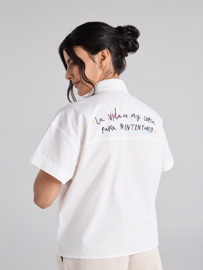 Camisa Intentarlo - Marfil