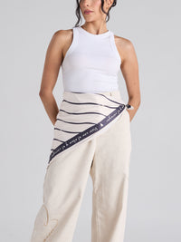 Pañoleta Waves - Marfil