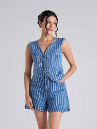 Chaleco Waves - Azul