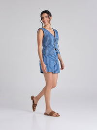 Chaleco Waves - Azul