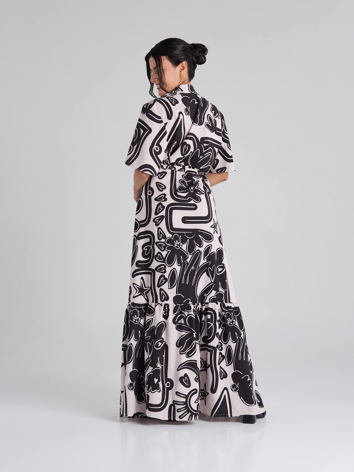 Vestido Caminos - Arena