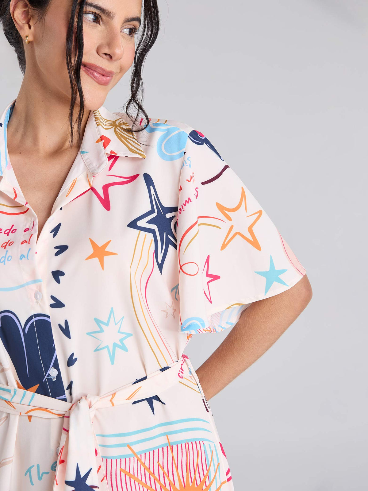 Vestido Happy life - Marfil