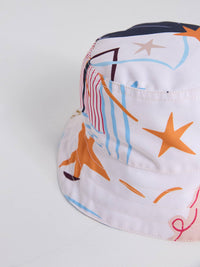 Bucket hat Happy life - Marfil