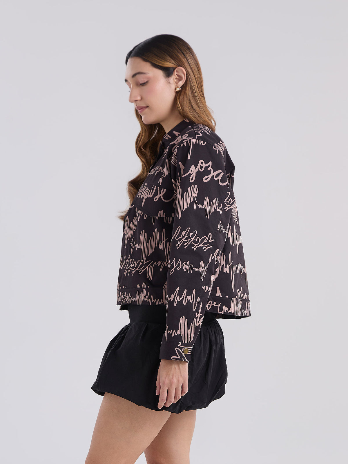 Chaqueta Ritmos de amor - Negro