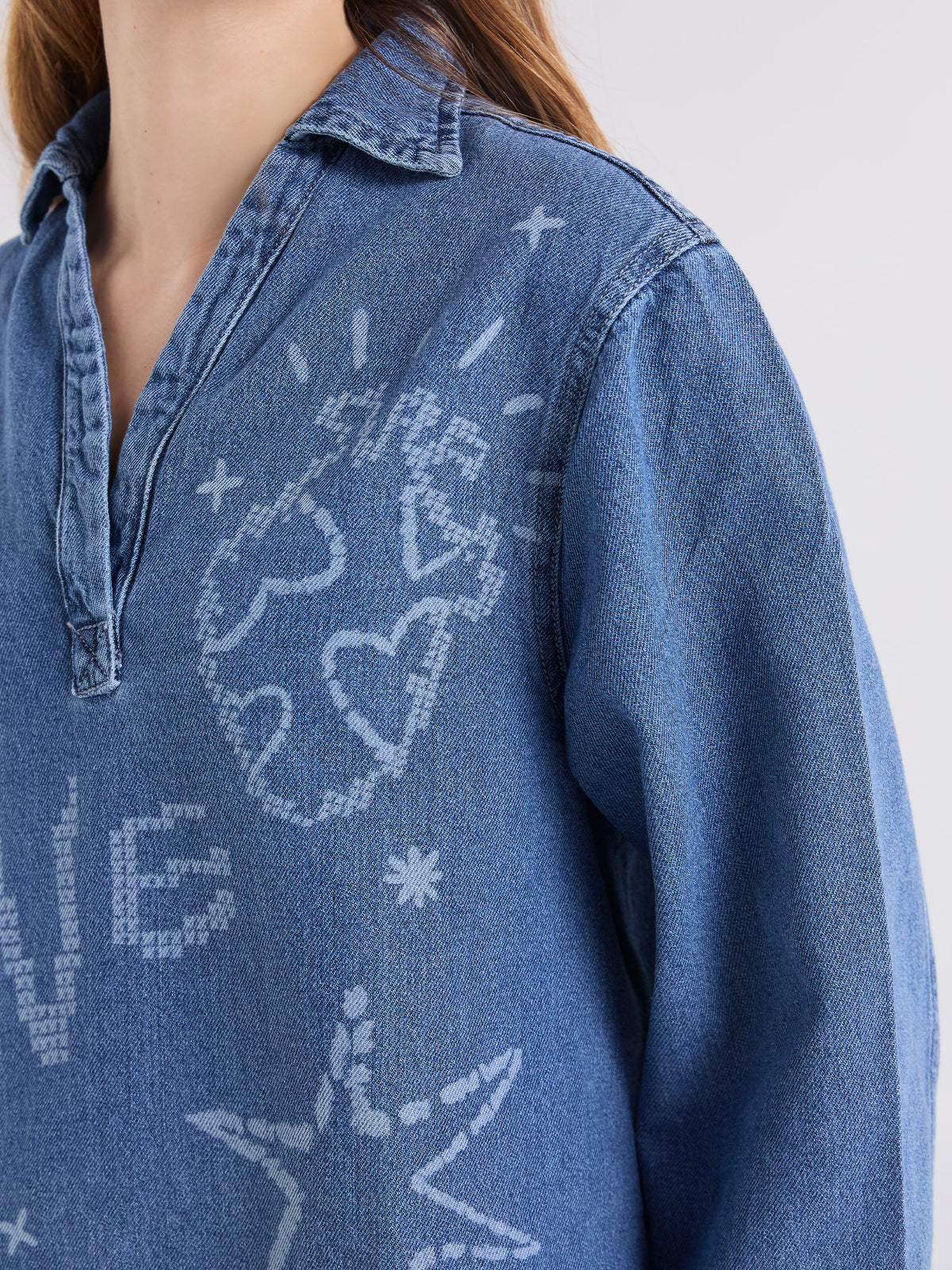 Camisa Amor siempre - Azul