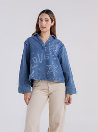 Camisa Amor siempre - Azul