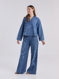 Set Amor siempre - Azul Camisa & Jean