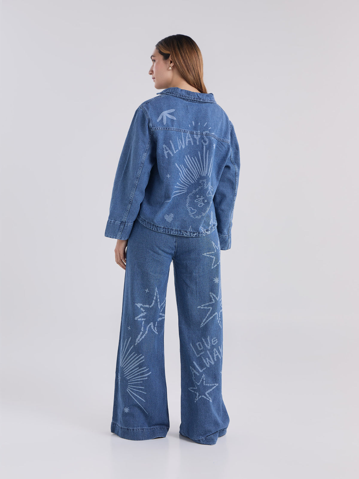 Set Amor siempre - Azul Camisa & Jean