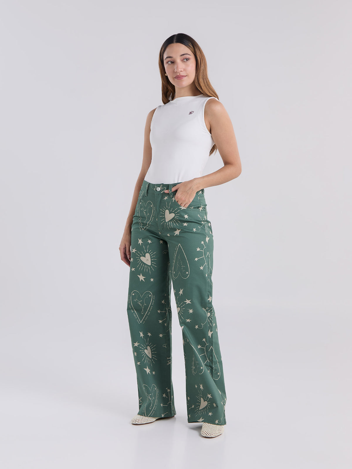Pantalón Aquí y ahora - Verde