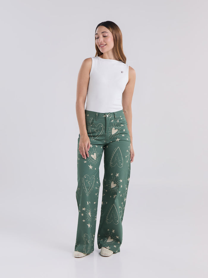 Pantalón Aquí y ahora - Verde