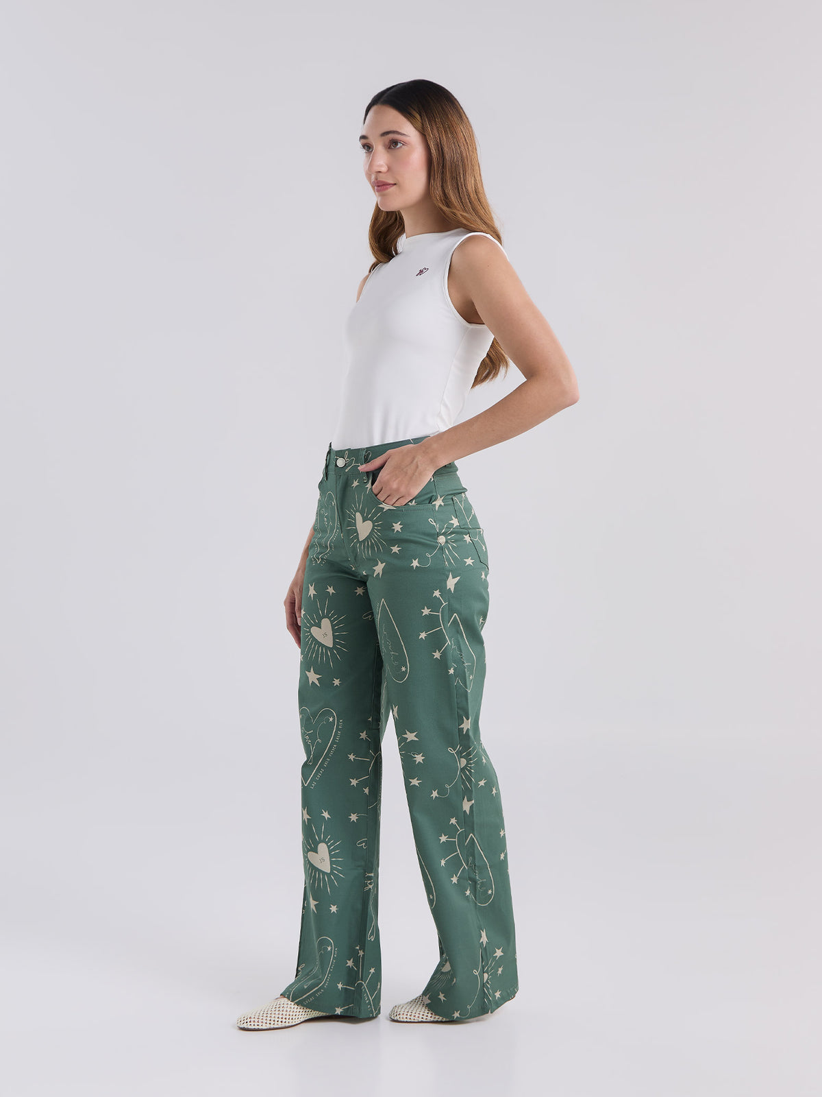 Pantalón Aquí y ahora - Verde