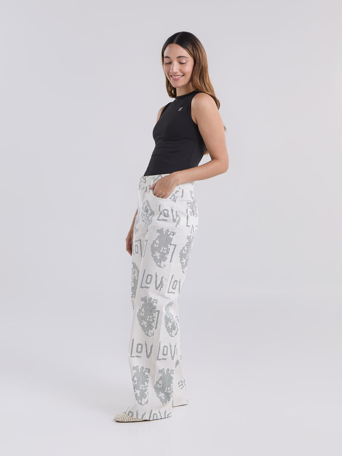 Pantalón Love - Marfil