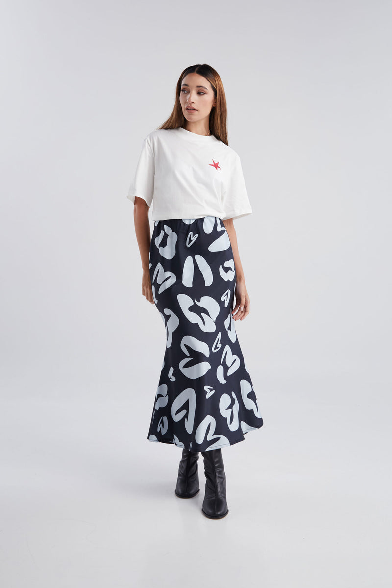 Falda Soy libre - Azul