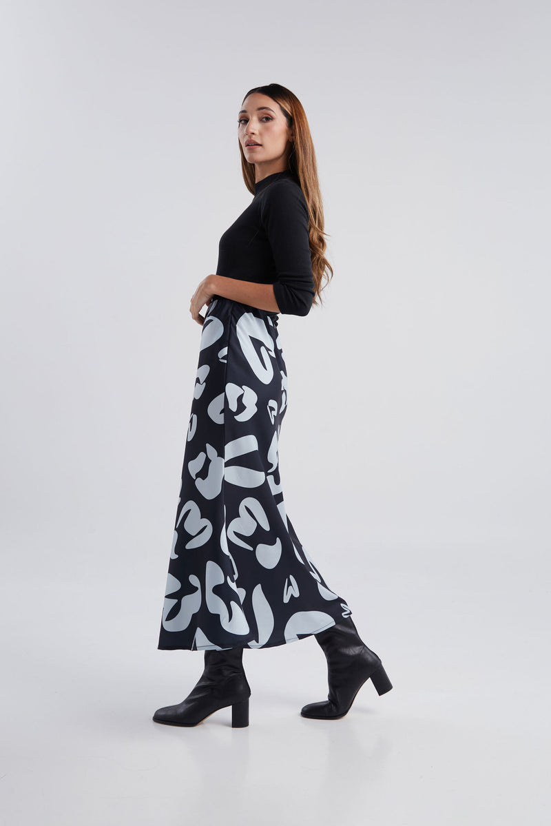 Falda Soy libre - Azul