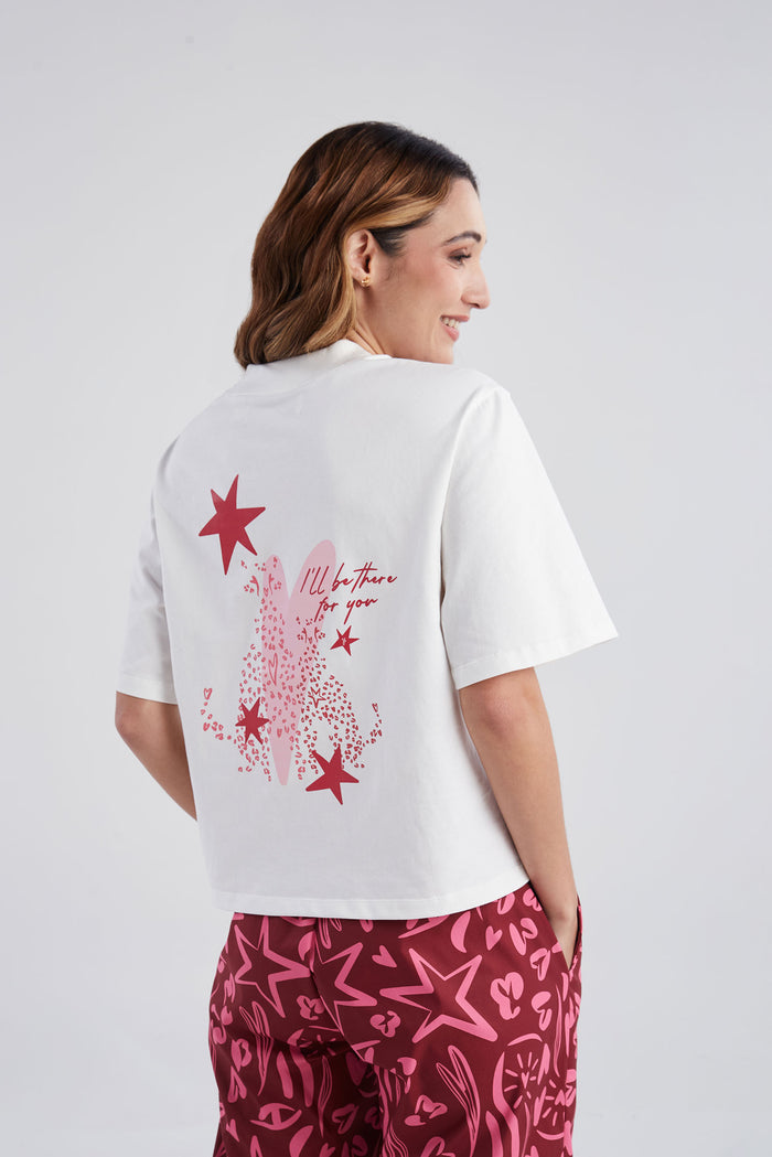 Camiseta There for You - Rosa